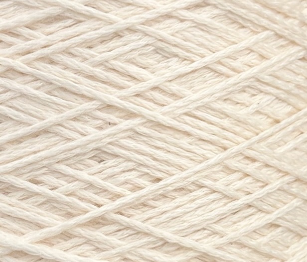 Loro Piana Cod. A779 51572 Nm. 3500 – Baumwolle Kaschmir Garn col. Naturweiss 